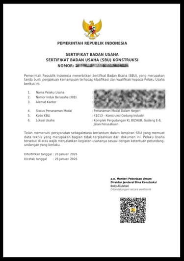 Contoh SBU
