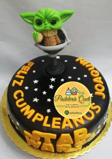 pasteleria queti torta personalizada star wars lima peru