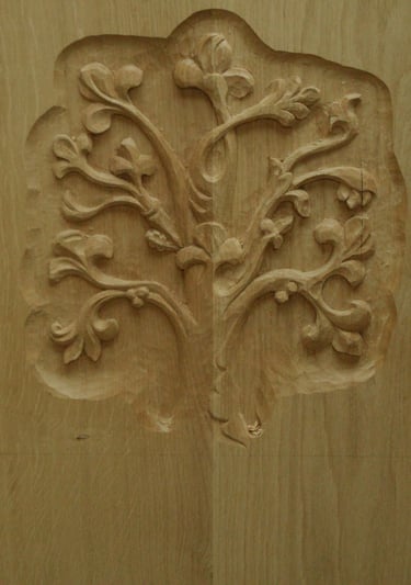 Pancras Lane Benches by Sarah Liptrot - Tree