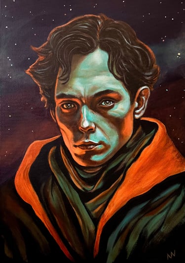 Original acrylic painting ‘Sindre’ by manef