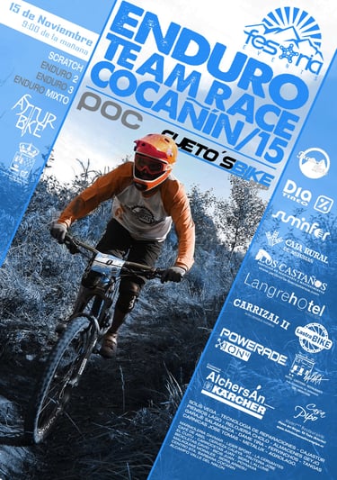 cartel Enduro Team Race Cocañín 2015