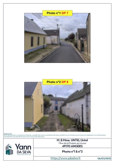 DP 7 et 8 Les photos du terrain existant et de son environnement