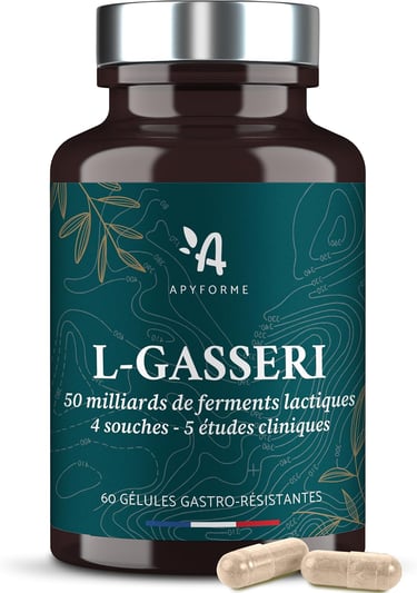 a bottle of l - gas gasifier with two capsules