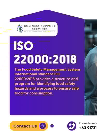 "Internal auditor training on FSMS ISO 22000:2018"