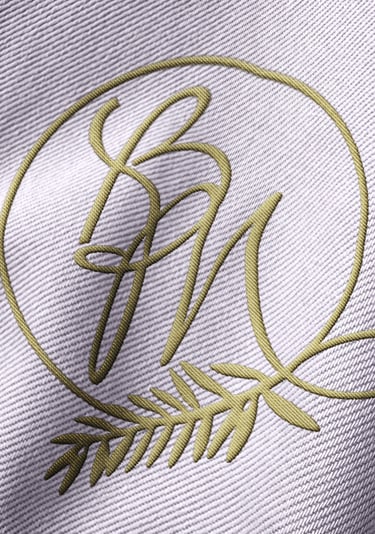 Broderie d'un logo sur un tissu