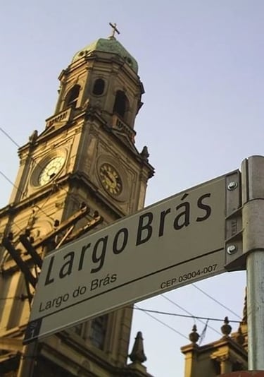 placa no bairro do brás