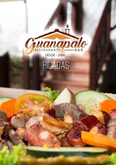Picadas, restaurante Guanapalo Circasia Quindio