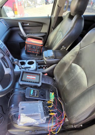 Ecu programation connected directly to the pins