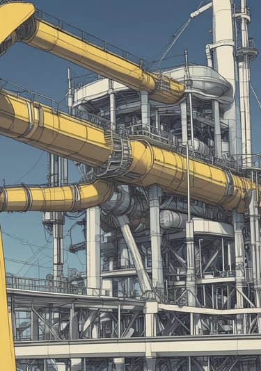 Photo of engineering sketches and notes spread across a clean desk