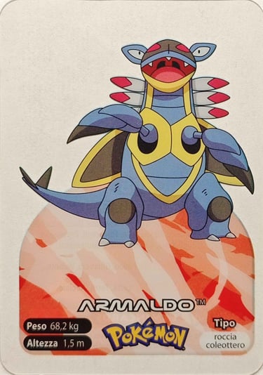 348 Armaldo Lamincards spécial édition