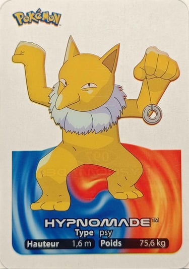 97 Hypnomade Lamincards Pokémon série 1