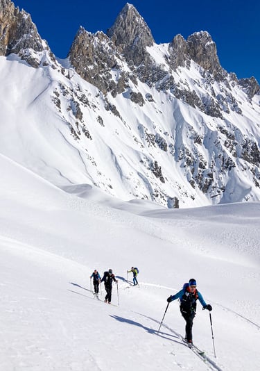 Skitour im Gesäuse mit Rene Guhl, Berg und Skiführer, Alpinschule Bergpuls