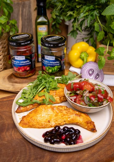 a plate of food with a salad and a salad UGC