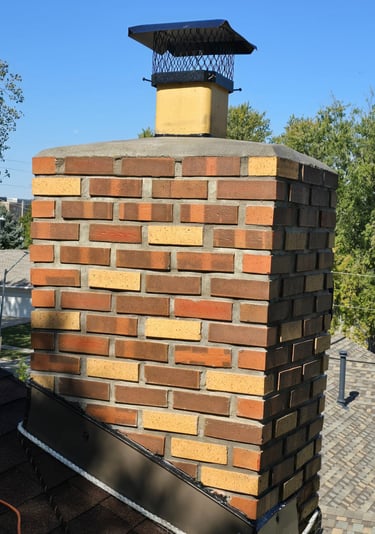 "Completed masonry project by Profaster Services in Des Moines, IA."