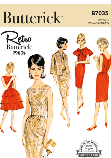 B7035 dress pattern tiracooks