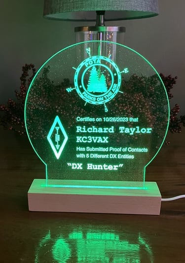 a lighted engraved alaser engraved clear acrylic lighted award for a businessward for a business
