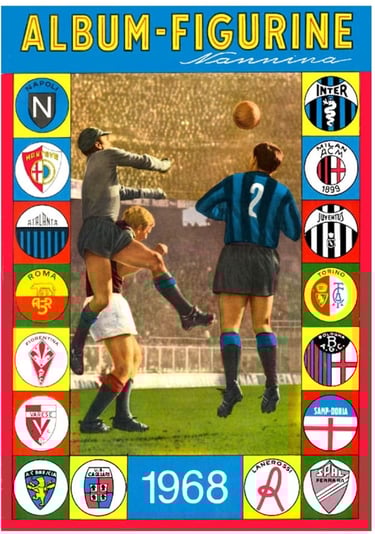 1968 Italian Sports Card Album with Rare Basketball