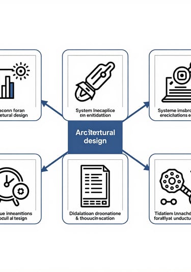 Team collaborating over code and data transformation architecture diagrams