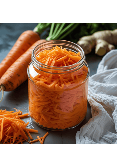 illustration de carottes fermentées