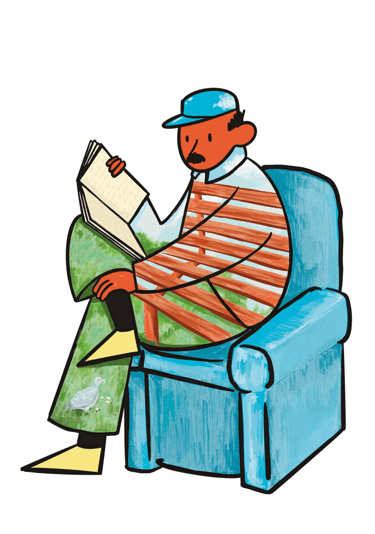 a man walking a dog on a leash