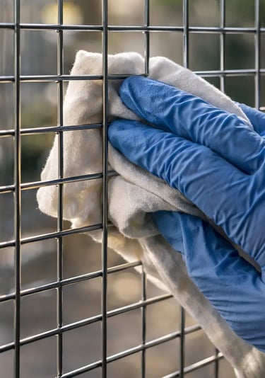 désinfection et nettoyage des cages pour rongeurs, oiseaux, furets 