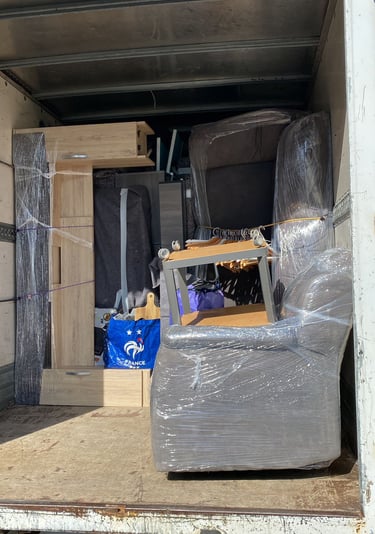 Chargement de meubles fragiles