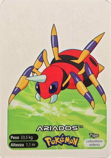 168 Ariados Lamincards spécial édition