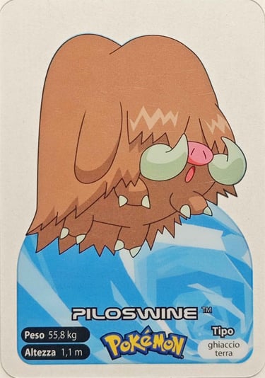 221 Piloswine Lamincards spécial édition