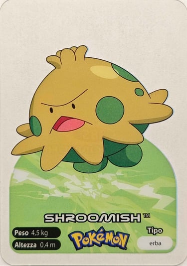285 Shroomish Lamincards spécial édition