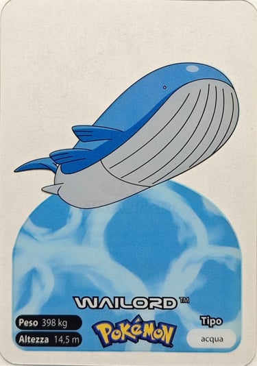 321 Wailord Lamincards spécial édition