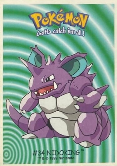 Nidoking Dunkin Boomer 1999