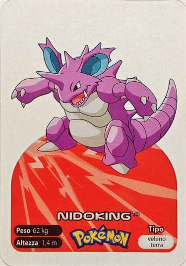 34 Nidoking lamincards spécial édition