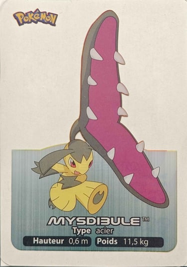 63 Mysdibule Lamincards Pokémon série 3