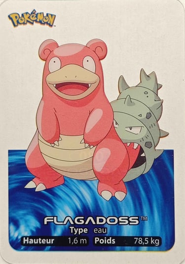 80 Flagadoss Lamincards Pokémon série 1