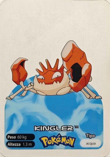 99 Kingler lamincards spécial édition