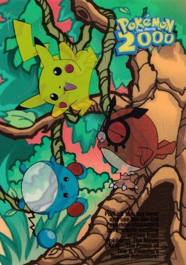 Stickers 6 of 10 Topps Pokémon The Movie 2000 front