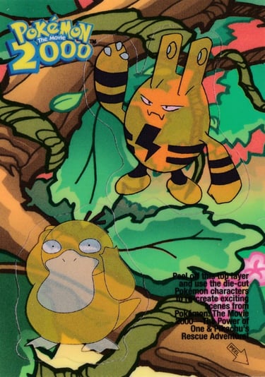 Stickers 9 of 10 Topps Pokémon The Movie 2000 front