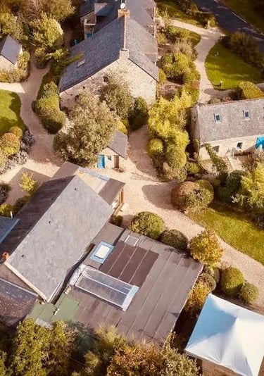 Photo aérienne du Domaine des Colombes à Guérande