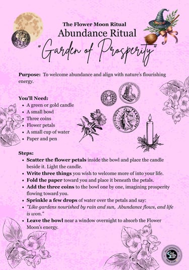 Flower Moon Abundance Ritual