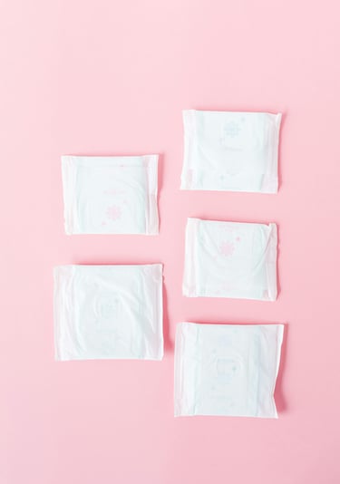 Wrapped sanitary pads