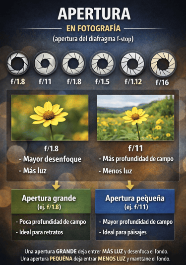 Apertura en fotografía