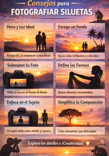 Como fotografiar siluetas