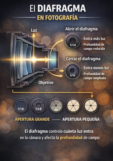 El diafragma en fotografía