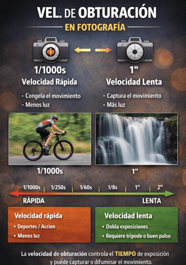 Velocidad de obturación en fotografía