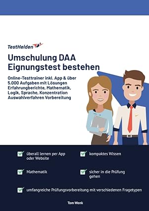 a man and woman standing in front of a blue and white banner