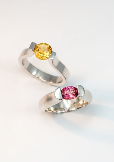 Tension Set Ring Workshop at Vancouver Island Art Workshops with Kelly Allanson