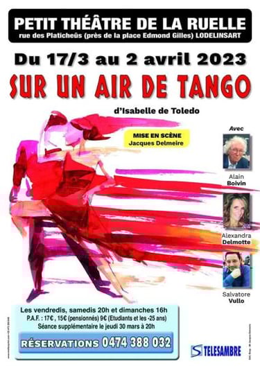 Sur un air de tango - petit théâtre de la ruelle - 2023