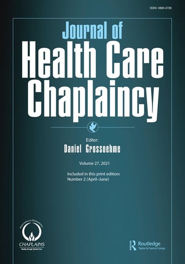 Cover of Journal of Health Care Chaplaincy