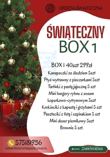 Box Wigilijny 40szt 299zł