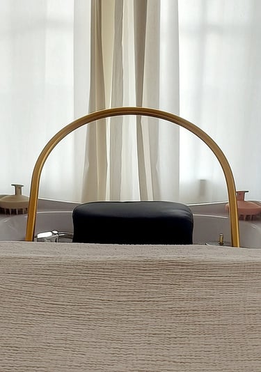 Salle de massage crânien head spa Les Hauteurs du Bien-Être Roussas